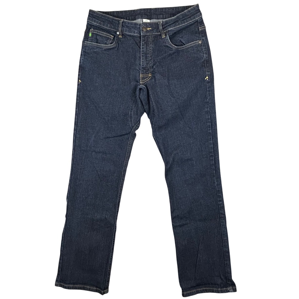 Stio Rivet Denim Mens 30x28‎ Dark Wash Straight Leg Jeans Outdoor Mountain Pants